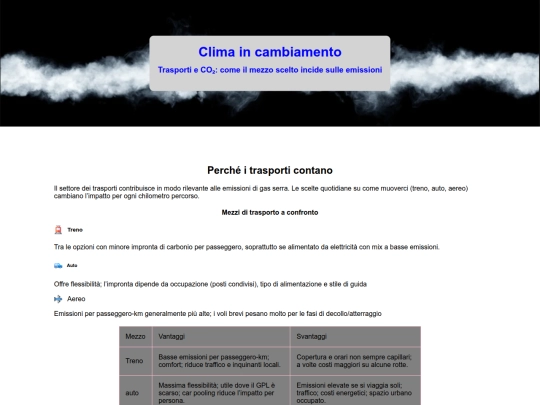 cambiamenti screenshot