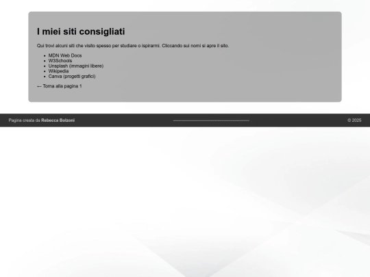 links screenshot