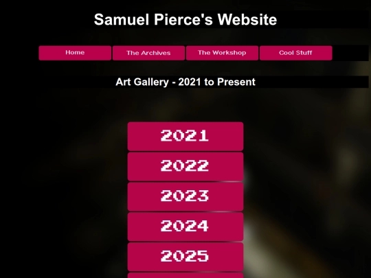 art-gallery-2021-to-present-landing-page screenshot
