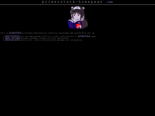 index screenshot