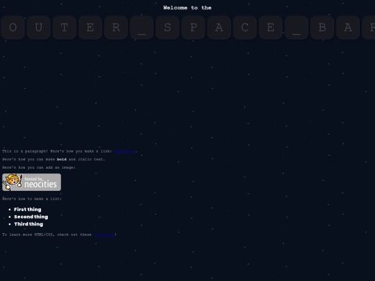 index screenshot