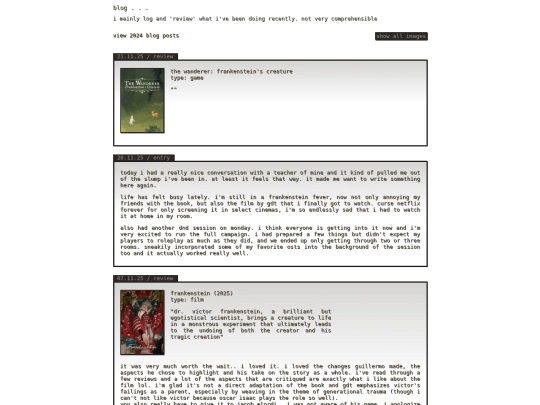 blog screenshot
