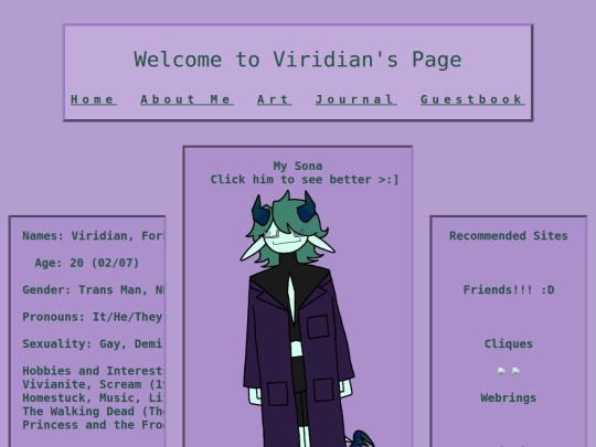 aboutme screenshot