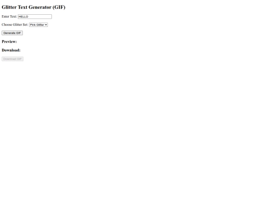glitter-text-generator/test2 screenshot
