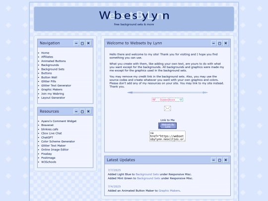 index screenshot