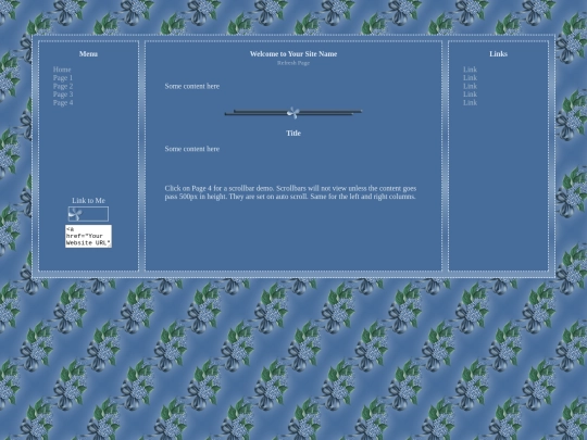 sidebars-with-iframes/blue-lilacs/home screenshot