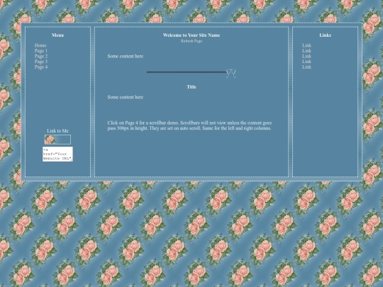 sidebars-with-iframes/peach-roses/home screenshot