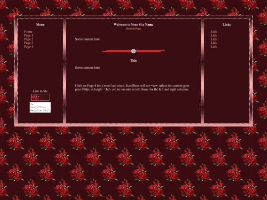 sidebars-with-iframes/roses/home screenshot