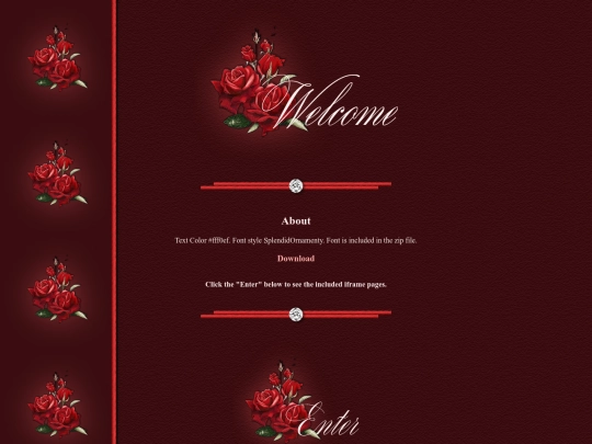 sidebars-with-iframes/roses screenshot