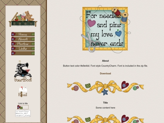 sidebars/i-love-to-sew screenshot