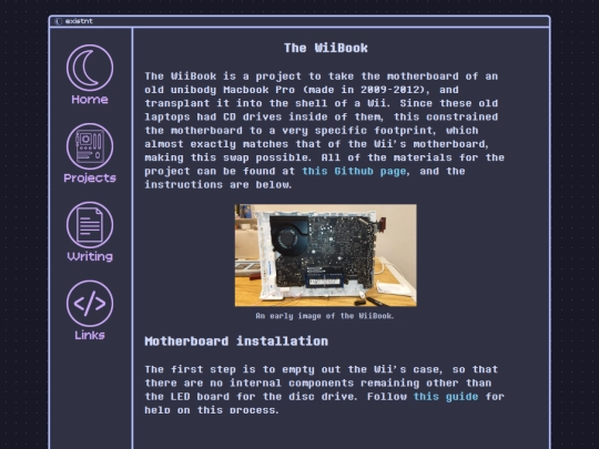 projects/wiibook screenshot