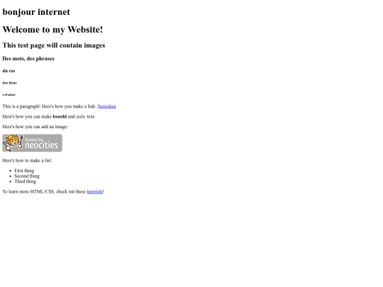 Test screenshot
