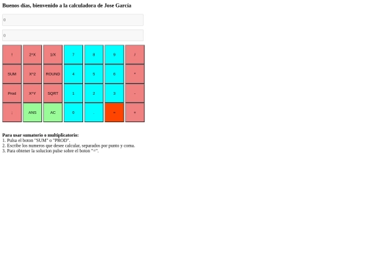 Calculator screenshot