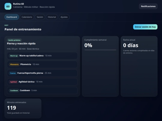 rutina-60 screenshot