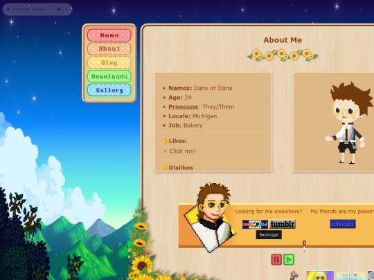aboutme screenshot