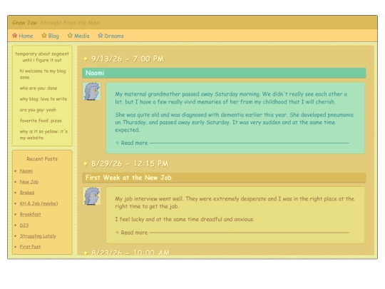 blog screenshot