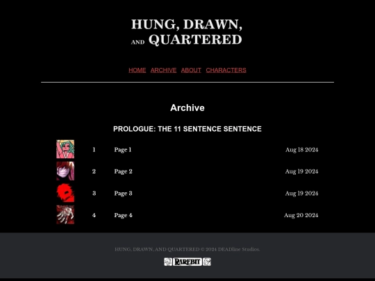 archive screenshot