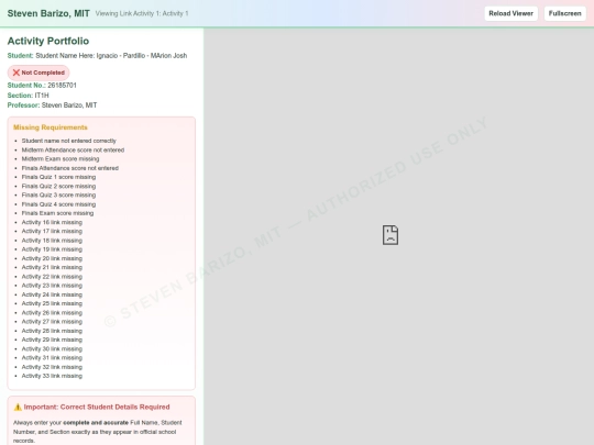 index screenshot
