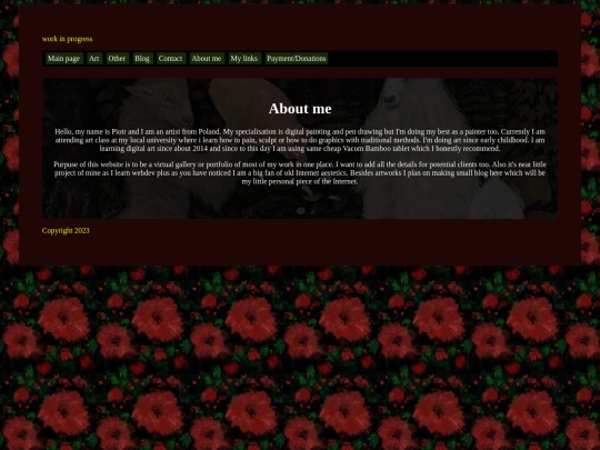 aboutme screenshot