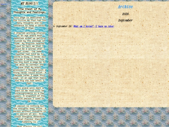 links/blog screenshot