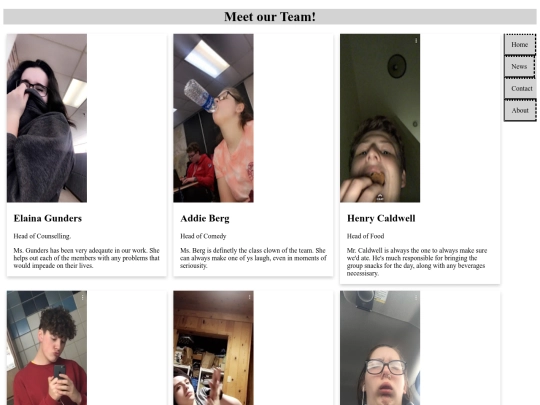 staff/staffpage screenshot