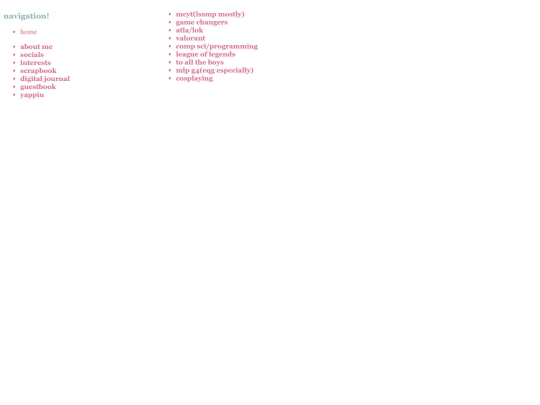 interests screenshot