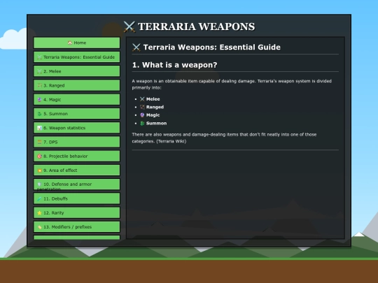 weapons screenshot