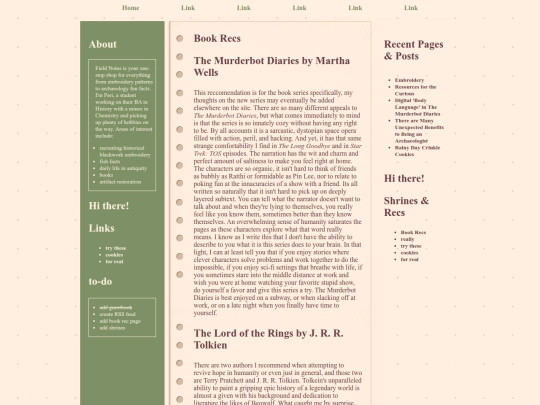 bookrecs screenshot