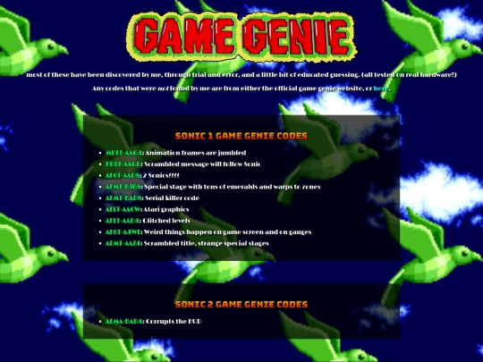 Game-Genie screenshot