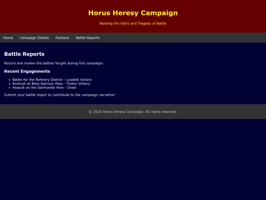 battle-reports screenshot