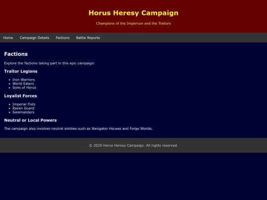 factions screenshot