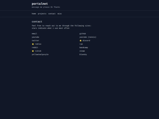 contact screenshot