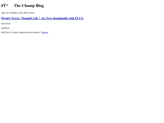 blog screenshot