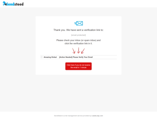 sendsteed/subscribe screenshot