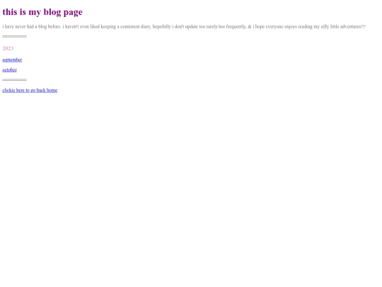 bloggy screenshot
