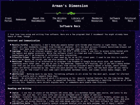 software screenshot