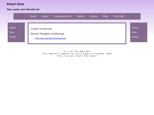 thoughts_blog screenshot