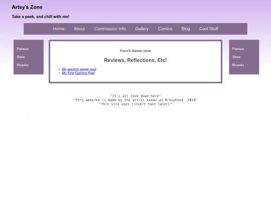 video_game_blog screenshot