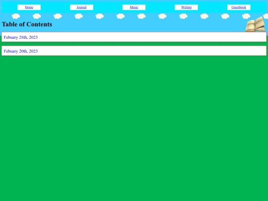 Journal screenshot