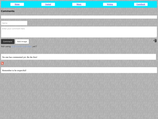 guestbook screenshot
