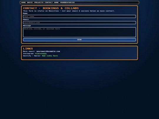 contact screenshot