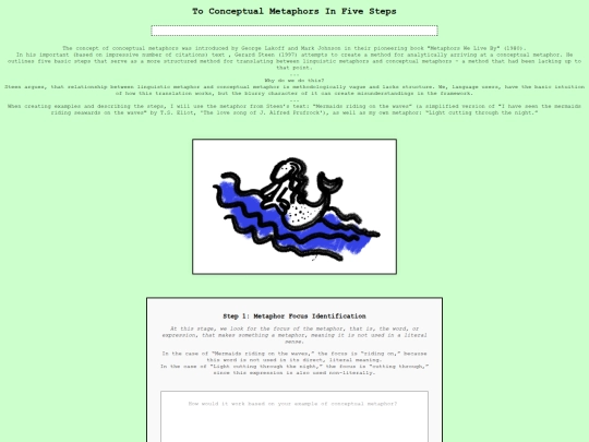 conceptualmetaphort screenshot