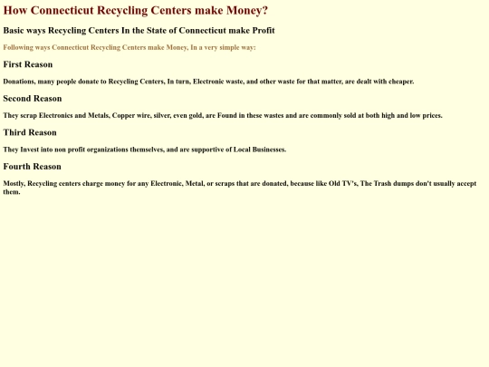 RecyclingCentersCT/RecyclingCTContacts screenshot