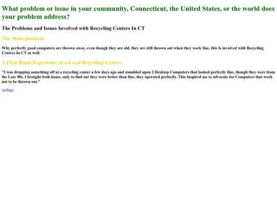 RecyclingCentersCT/RecyclingCTInfo screenshot