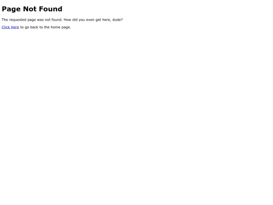 not_found screenshot