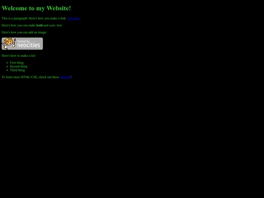 test screenshot