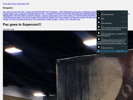 testblog screenshot