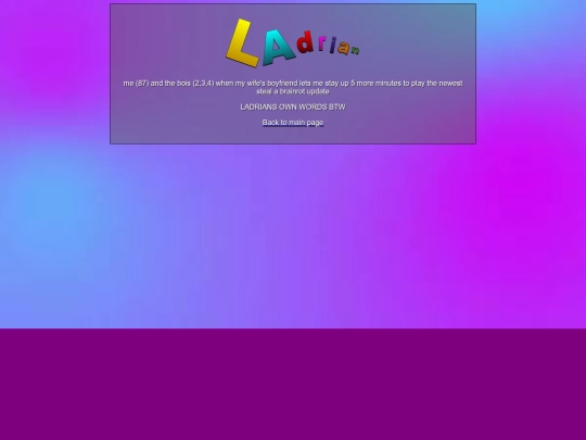 friendpages/ladrian screenshot