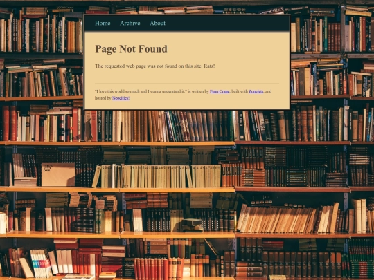 not_found screenshot