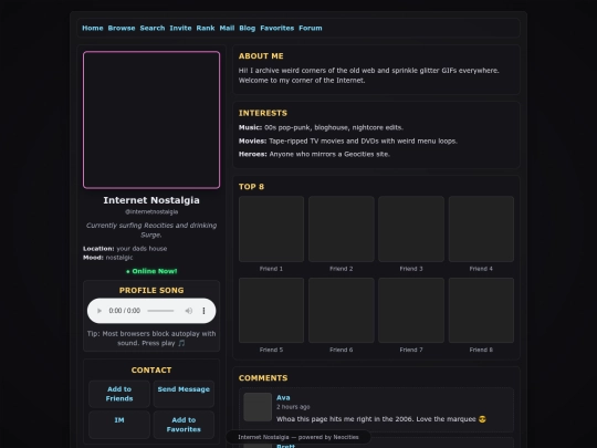 test screenshot